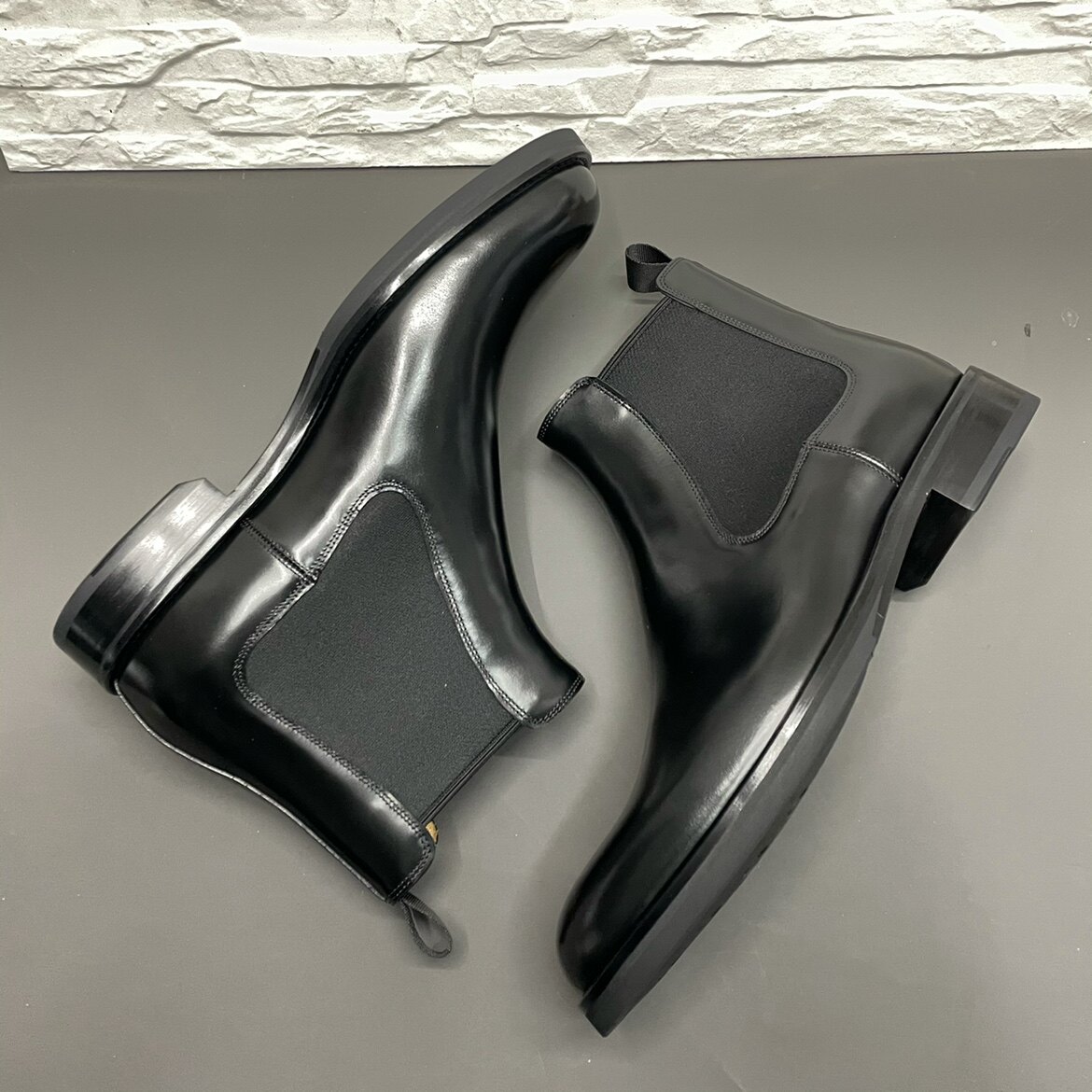WALL PUSH ITALIAN CHELSEA BOOTS MENS LEATHER BOOTS CALFSKIN MENS SHOES MARTIN BOOTS AUTUMN WINTER STYLE BOOTS LEATHER BOOTS MEN