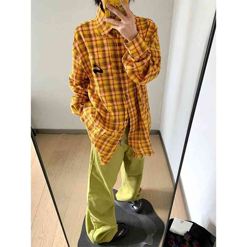 美式复古多巴胺男女设计感休闲