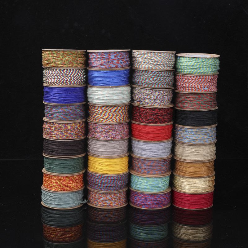 30股藏式文玩手搓棉线 手工专用编织棉绳diy民族风工艺品首饰线材