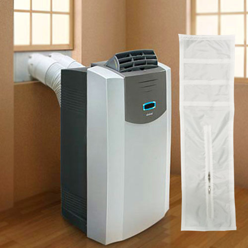 移动空调窗户套适合内外推拉窗配件可移动式空调软布挡板工厂直供