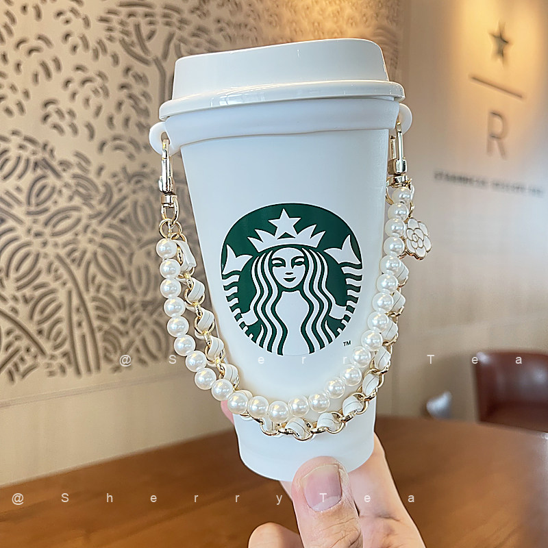 少女心可爱手提吊带水杯挂绳