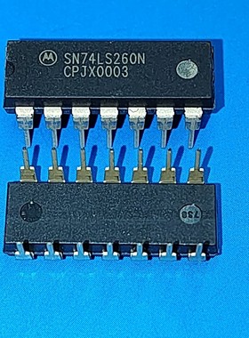 全新 SN74LS260N 直插 DIP-14 双5输入或非门 芯片 附规格书