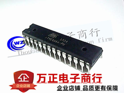 ATMEGA8A-PU DIP-28 直插 单片机 全新系统内可编程闪存
