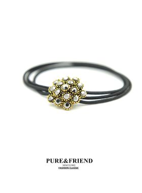 满58包邮】PureFriend 雪花 新款秀气发圈皮筋头绳发绳头饰品