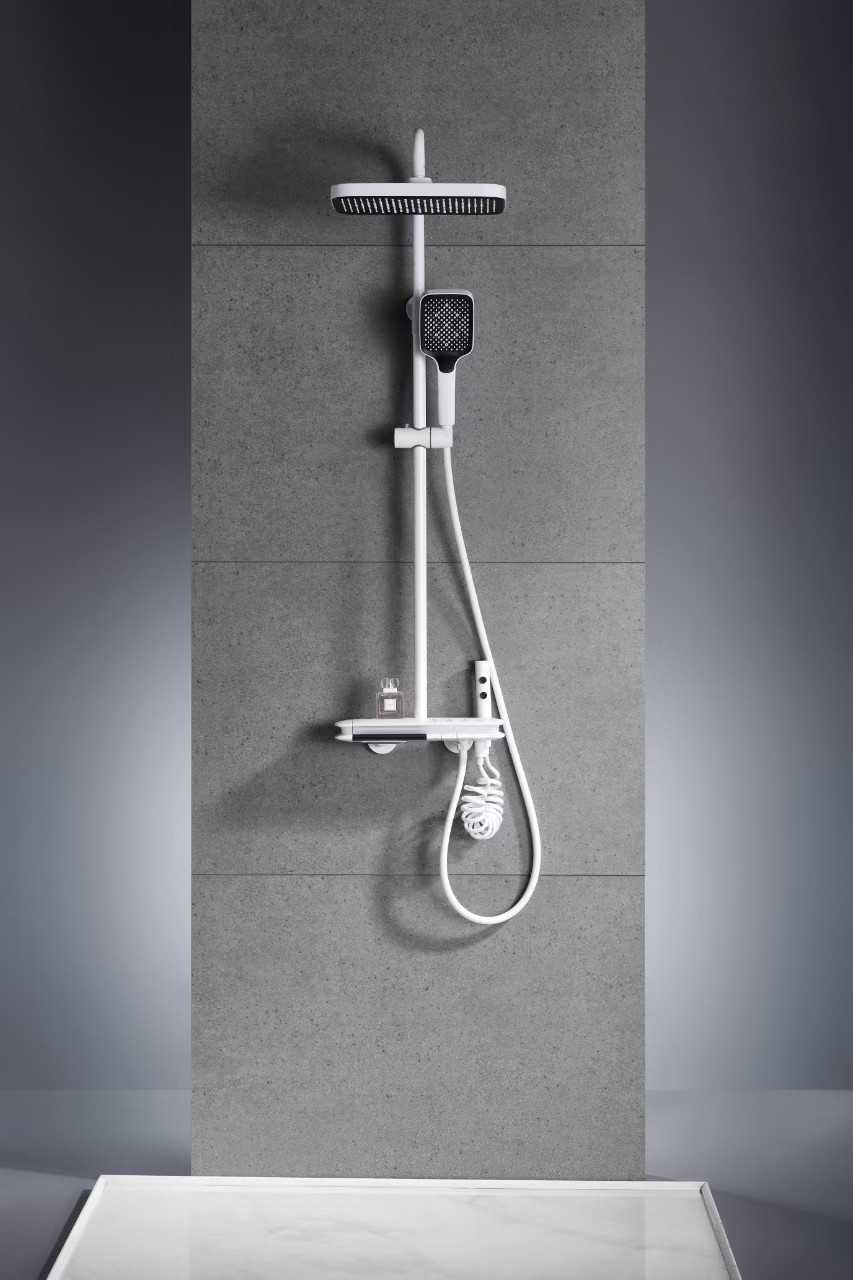 枪灰智能数显淋浴花洒套装家用卫生间增压淋浴套装喷头,家装主材,恒温花洒套装,淘宝优惠券,粉丝福利购,淘宝优惠卷