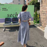 【22】出货中小心机格子连衣裙2053-P95-K148，女装连衣裙，乔安迪