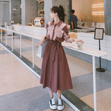 22年秋季现货自制款拼接色连衣裙浙宝126-9989-P115-K168，女装连衣裙，乔安迪