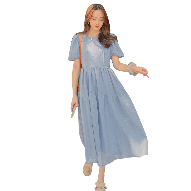 【新品现货】重磅墙推褶皱连衣裙2259-P105-K158,女装连衣裙,乔安迪