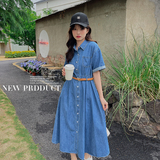 【】两色爆版减龄牛仔连衣裙2291-P115-K168，女装连衣裙，乔安迪