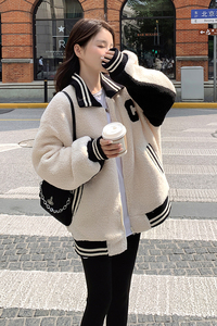 【22冬】 出货中   棒球服加厚羊羔毛浙宝126-8665-P175-K258图片