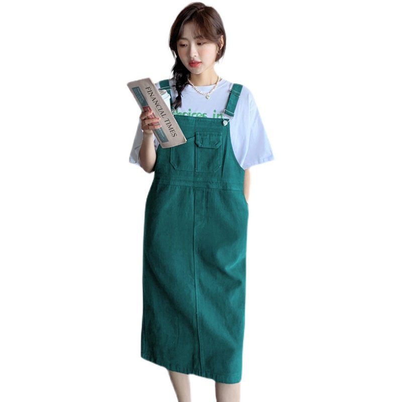 【22】大货已出夏季绿色背带裙2051-P85-K138,女装连衣裙,乔安迪