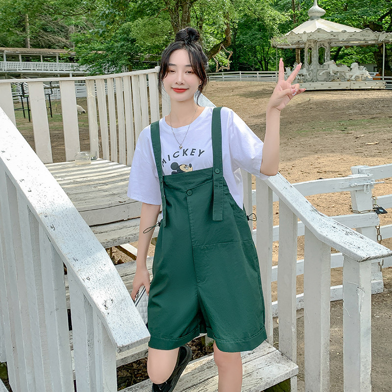 【】简约设计感背带裤22101-P85-K138,女装休闲裤,乔安迪