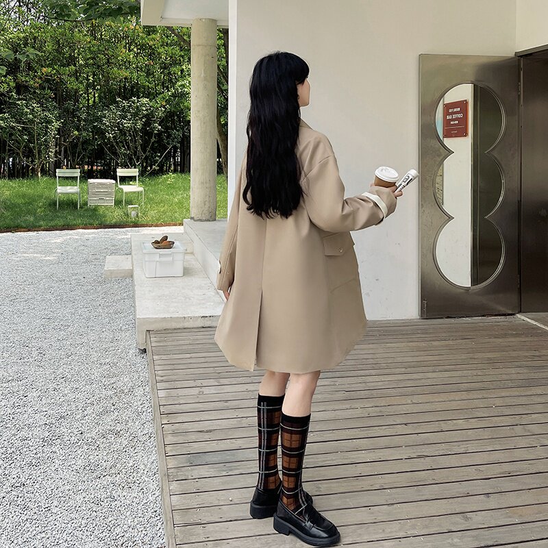 【2022秋款新款】大货已出定制飞机扣风衣8619-P150-K218,女装风衣,乔安迪