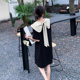 【】现货大蝴蝶结设计连衣裙2275-P105-K158，女装连衣裙，乔安迪