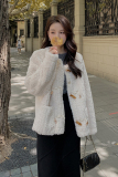 【22冬】现货奶fufu小香皮毛一体126-8666-P185-K268，女装短外套，乔安迪