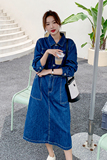 【22秋款】简约牛仔连衣裙8617-P125-K178，女装连衣裙，乔安迪