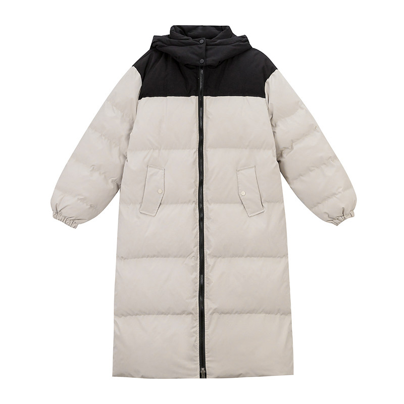 【新款已做货】设计拼色长款衣8688-P190K278,女装棉衣/棉服,乔安迪