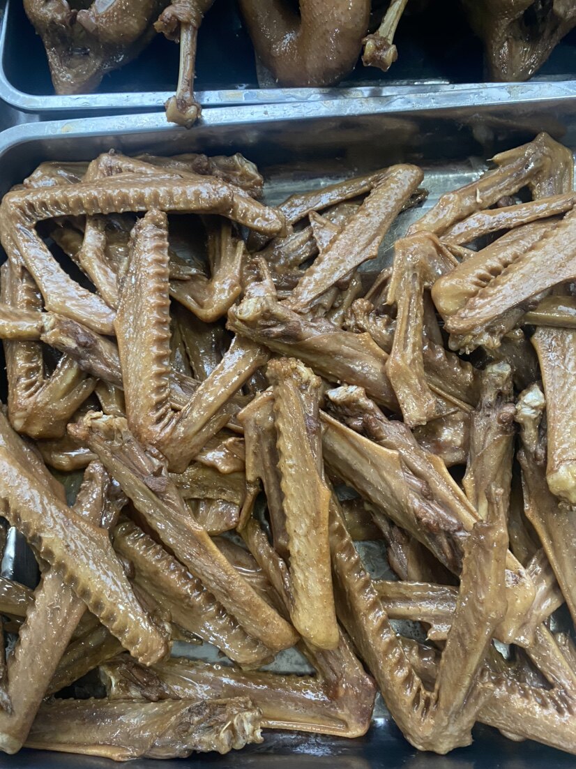 安徽庐江泥河朱三卤鹅二节翅全场满68起送顺丰包邮朱三卤鹅二节翅