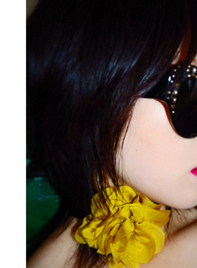 GLEERAINBOW真丝立体花朵