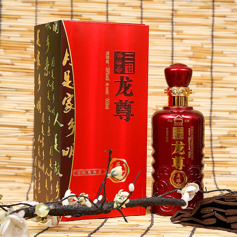 三祖龙尊原酿 39度合馥香白酒 张家口老窖纯粮酿造高档商务送礼酒