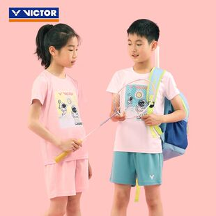 胜利VICTOR威克多青少年羽毛球服 男女款运动服下装短裤秋冬卫衣