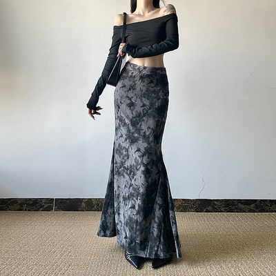 gagaopt中长款高腰半身裙