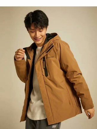 正品必保hollister工装防风防雨薄款夹克