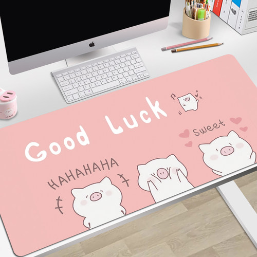 卡通加厚办公快捷键防水鼠标垫子