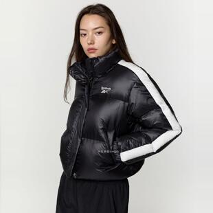 Reebok/锐步2024冬季新款女子保暖运动蓬松短款羽绒服外套夹克