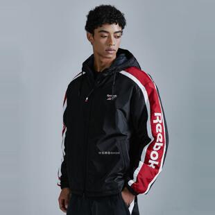 Reebok/锐步冬季新款男女连帽防风雨运动棉服夹克外套REJU4FJ34