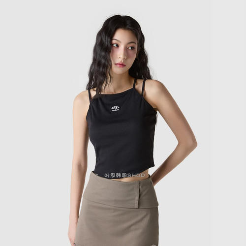 Umbro/茵宝正品夏季新款女子百搭运动休闲吊带无袖背心UQ222CBR59