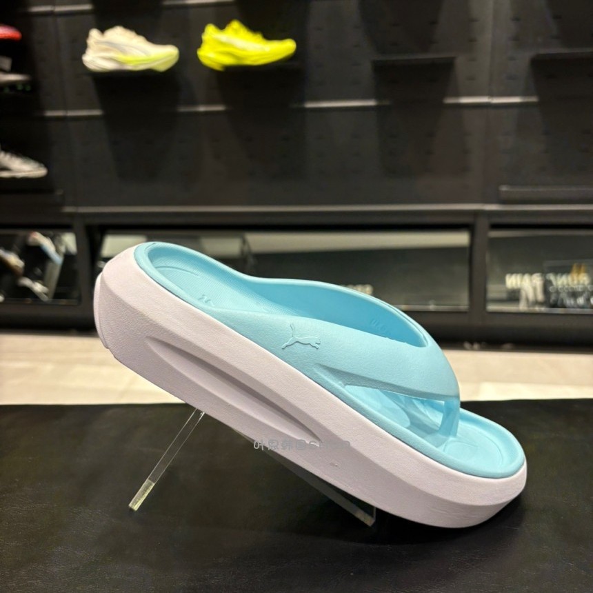 Puma/彪马夏季女子户外沙滩厚底休闲防滑人字拖夹拖凉鞋400498-04