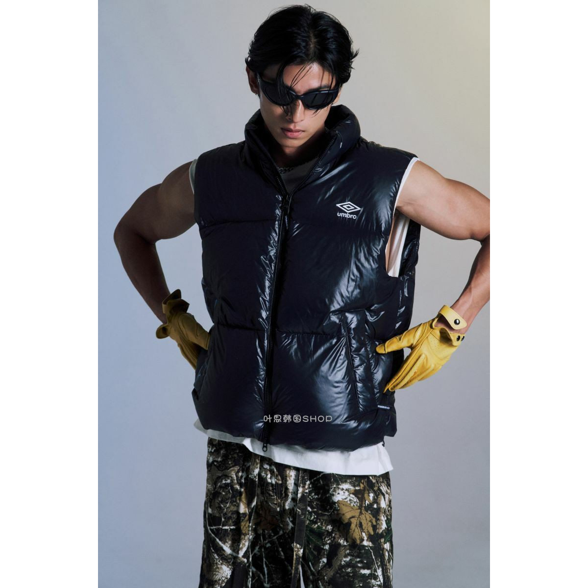 茵宝2025冬季新款男女立领马甲