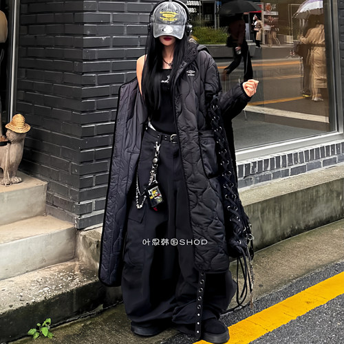 茵宝冬季新款女子长款夹克