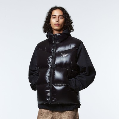 锐步立领保暖双面穿羽绒马甲外套