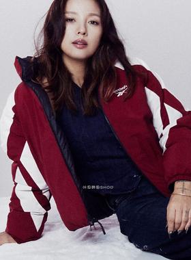 Reebok/锐步2024冬季新款女子立领运动保暖双面羽绒外套REJU4FD53