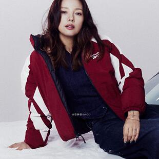 Reebok/锐步2024冬季新款女子立领运动保暖双面羽绒外套REJU4FD53