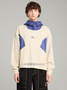 Puma彪马x KIDSUPER联名男女连帽宽松运动套头衫卫衣630932-87