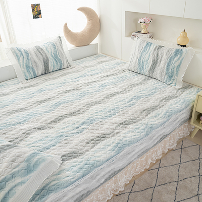 牛奶绒榻榻米专用床盖垫2025新款床罩床单定制宝宝绒大炕盖四件套