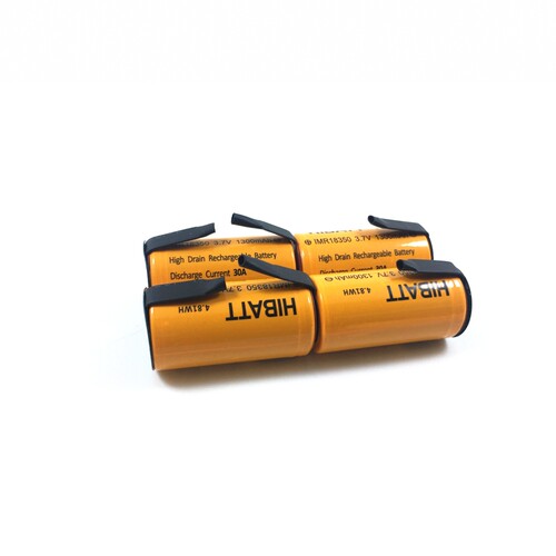 18350电池组2S 3S 4S串联 7.4 11.1  14.8V 1300mah 25C动力放电