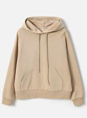 WWY07065 茉莉雅集 画蛇添福巳巳如意印花舒适高支棉连帽卫衣女