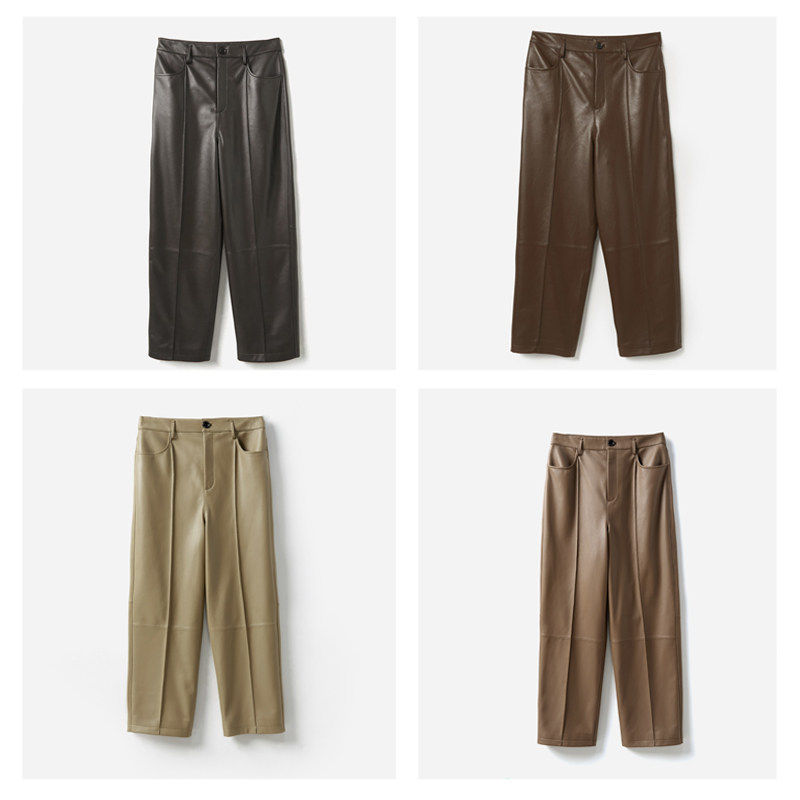 V01 WPY05074 茉莉雅集率性无边西班牙轻涂小绵羊皮洋气萝卜皮裤,女装/女士精品,皮衣,淘宝优惠券,粉丝福利购,淘宝优惠卷