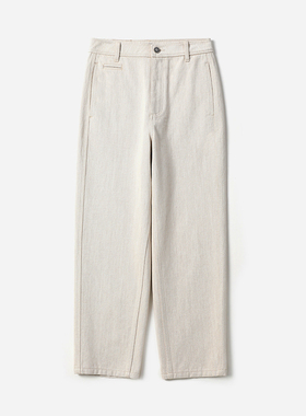 *WKZ08098 茉莉雅集 L*m@ire土耳其BOSSA棉籽壳全棉休闲镰刀裤女