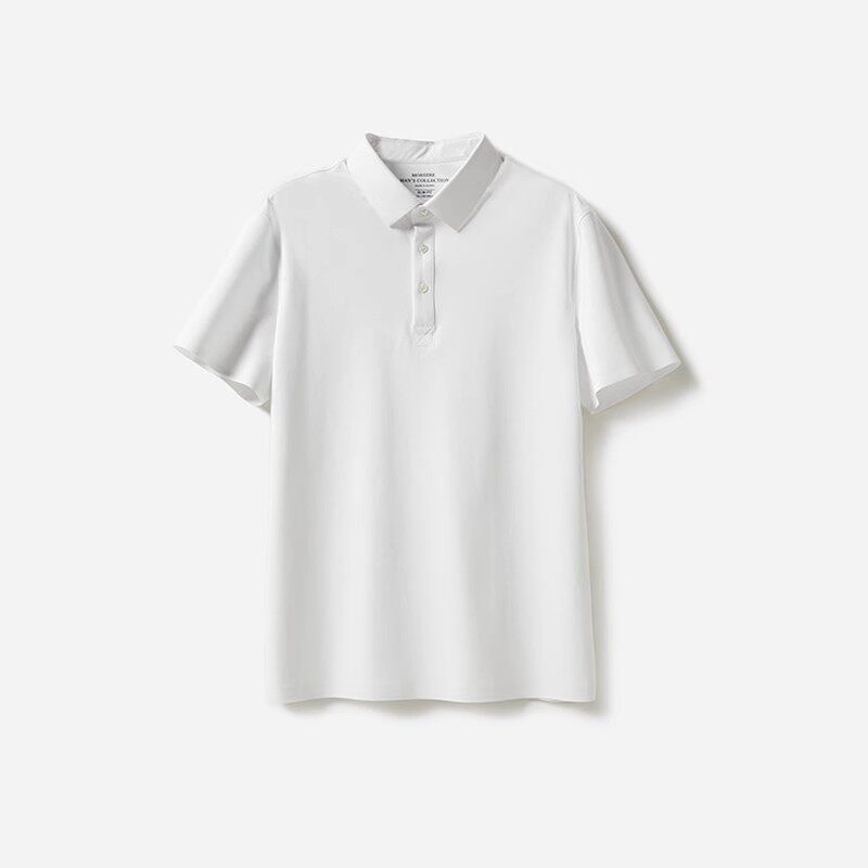 MTX05017 茉莉雅集绅士优雅日本冰丝真丝棉重工压胶POLO领短袖T恤