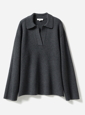 *WZT06246 茉莉雅集 T0t*me知性大女主千克级 廓形全羊毛针织套衫