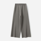 阔腿裤 意大利精纺全羊毛四空针织卫裤 WZZ07009