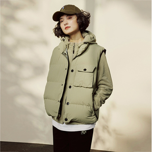*WYR06022 茉莉雅集黑科技三防面料可追溯95白鹅绒羽绒马甲