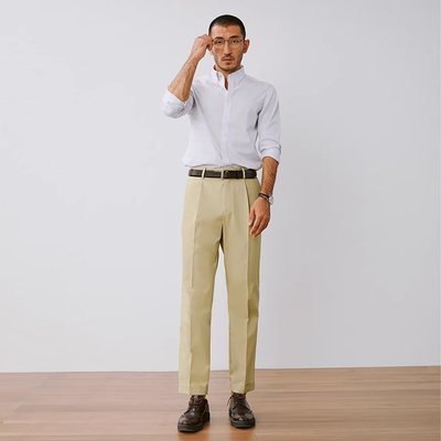 MKZ04027  茉莉雅集 通勤精英商务风全棉舒适休闲西裤长裤男款