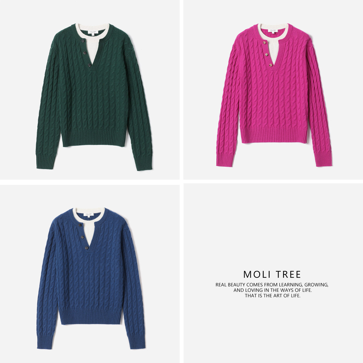 *WZT08341 茉莉雅集 R*L复古学院亨利领KVSS全羊绒绞花针织套衫女,女装/女士精品,毛针织衫,淘宝优惠券,粉丝福利购,淘宝优惠卷