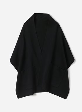 *WWJ08099  #意大利进口L*P小山羊绒系列# 30年前的秀场 口袋披肩